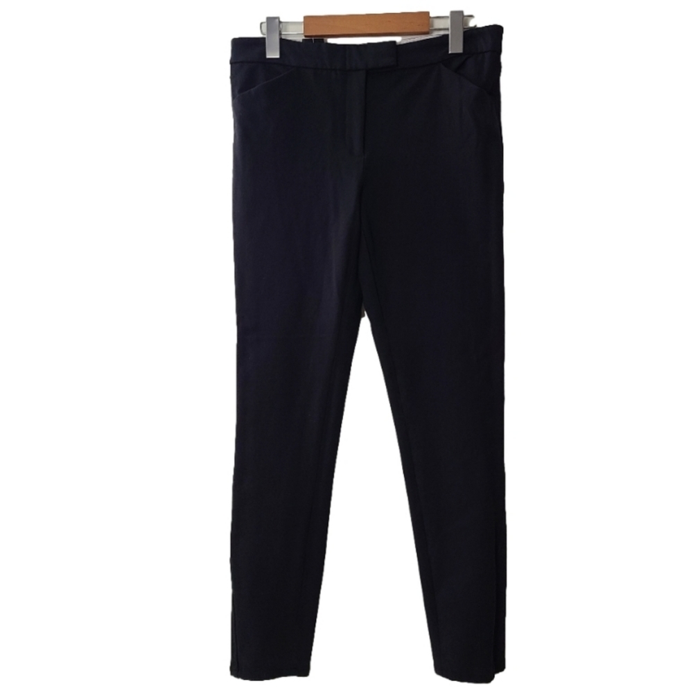 Babaton Aritzia Sean Pants Sz 8 | Black Bi-Stretch Ankle Cropped Trousers |